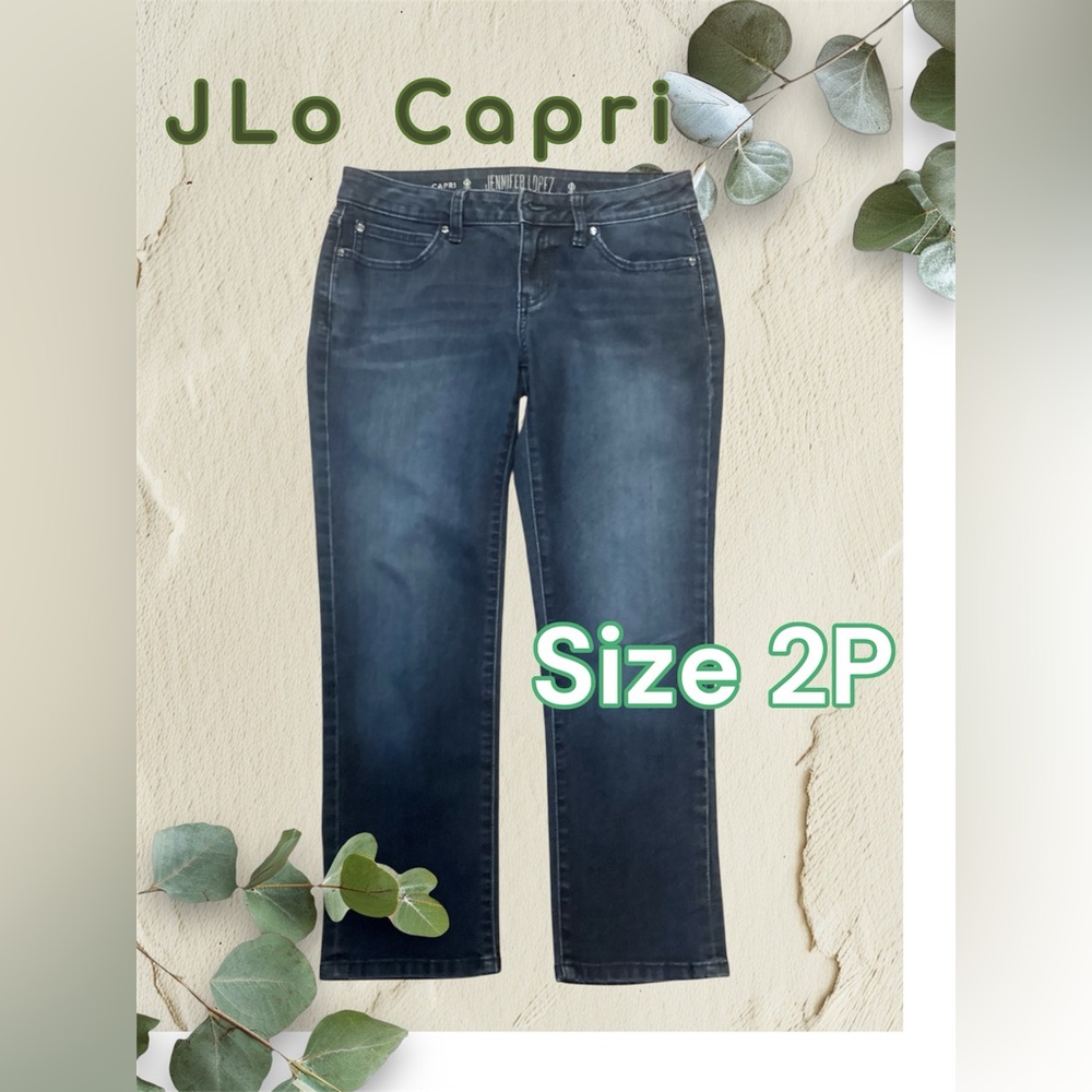 JLo Denim Capri 2P Jennifer Lopez